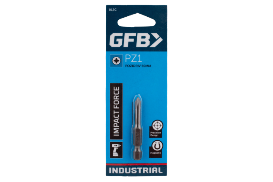 GFB Pozidriv Driver Bit (PZ1 x 50mm)