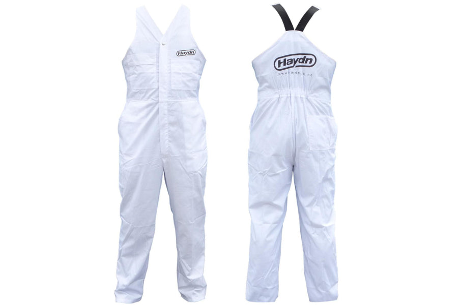 Hayden Bib Overalls (White)