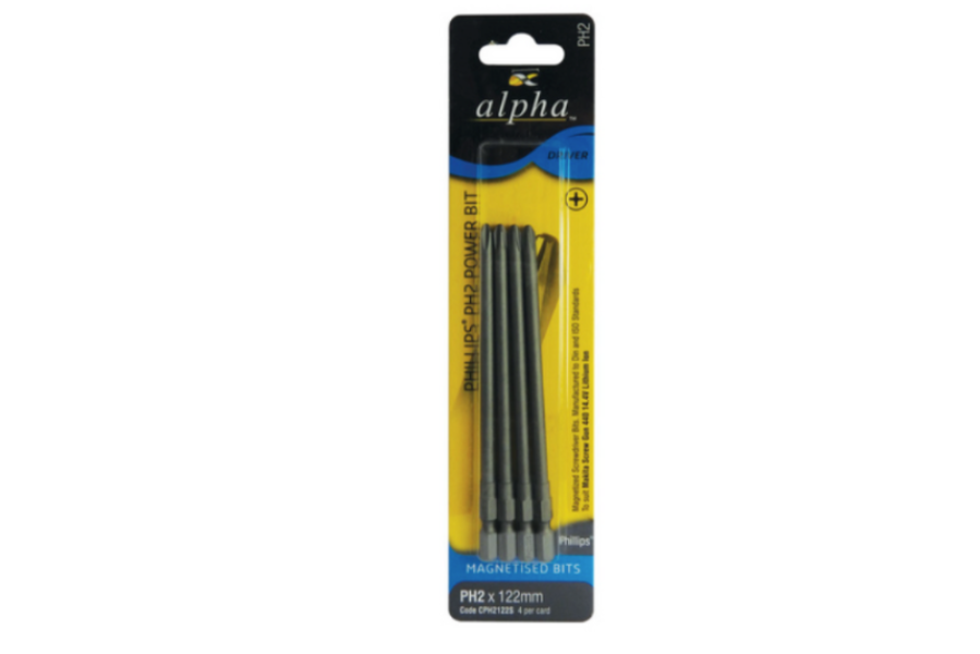 Alpha Screw Gun Driver Bit BFR440(122mm)