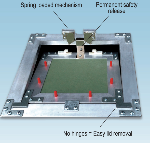 Hardedge Hatch 300 x 300mm