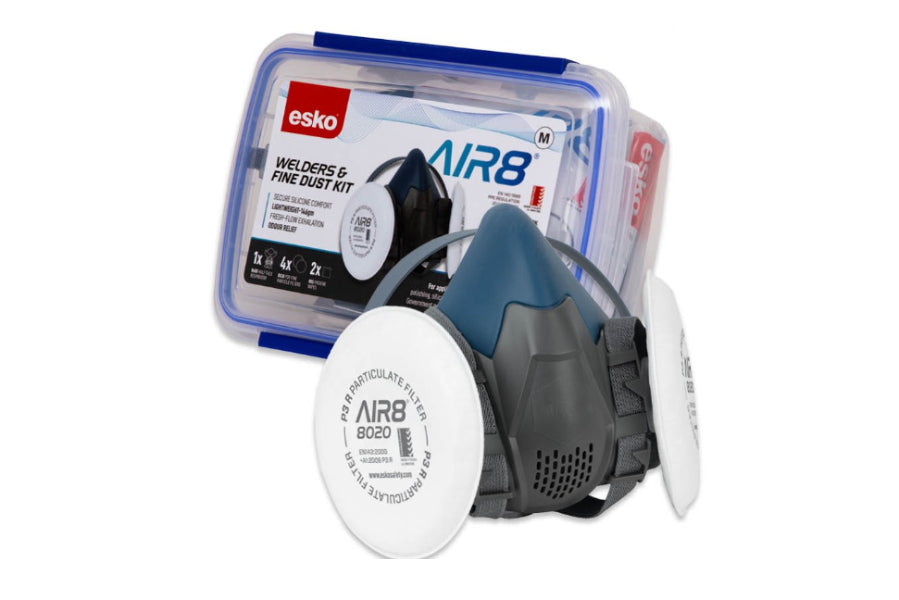 Esko - AIR8 Welders/Fine Dust Respiratory Kit Large in Plastic Resealable Container