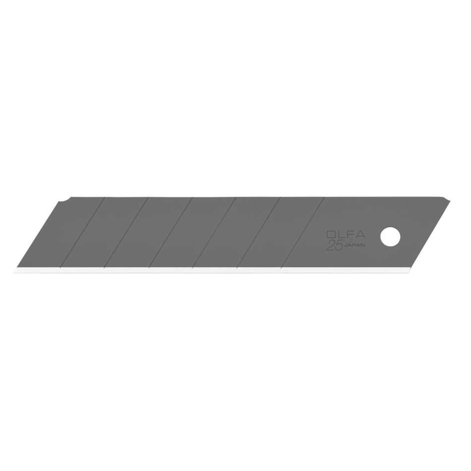 Olfa 25mm HBB Ultra-Sharp Black Snap Off Blade - 5 Pack