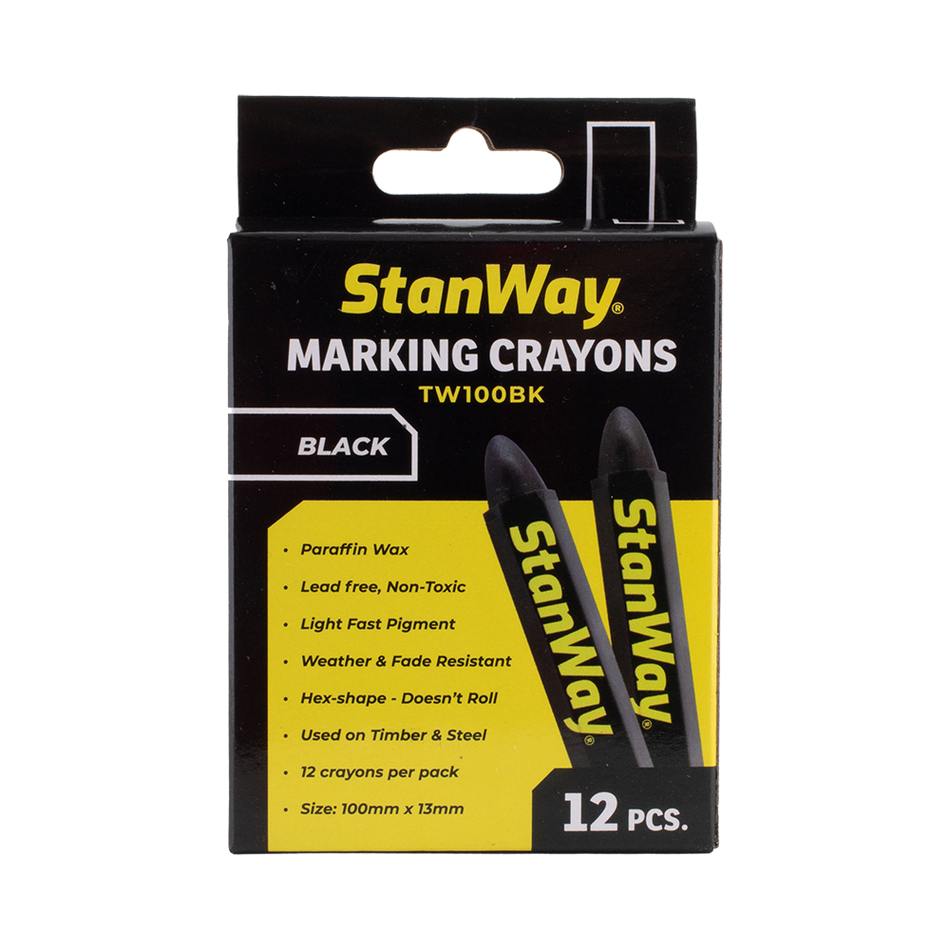 Stanway  Black Marking Crayon